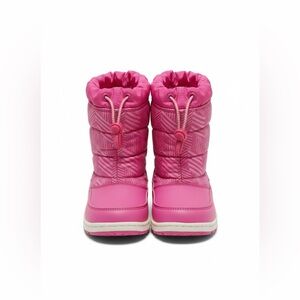 Pink Quilted Winter Boots